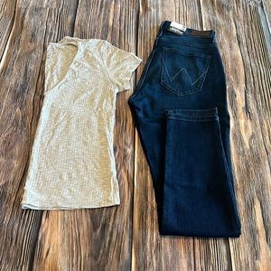 Wrangler High Rise Skinny Jeans